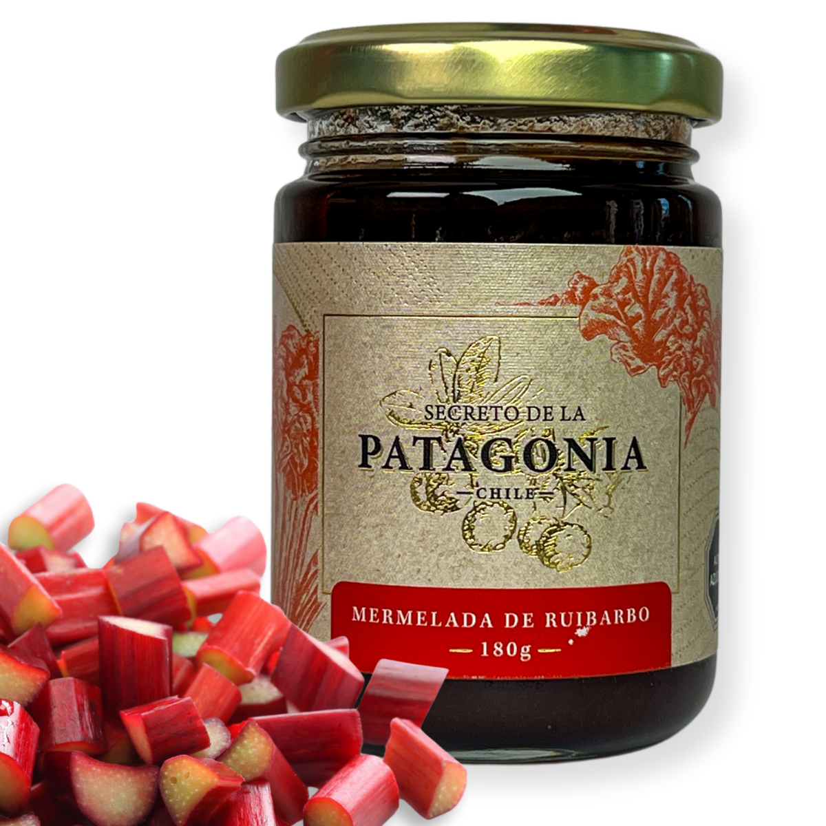 Mermelada Artesanal de Ruibarbo – Frasco 180 g