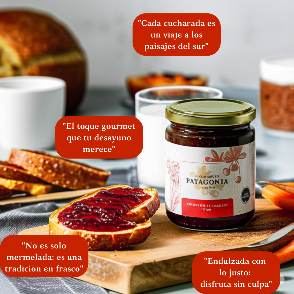 Mermelada Artesanal de Ruibarbo – Frasco 500 g