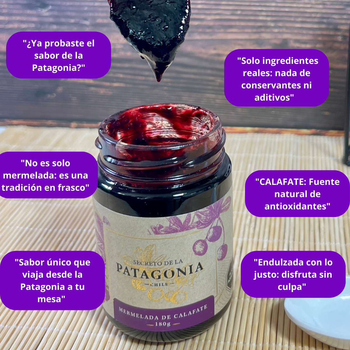 Mermelada Artesanal de Calafate – Frasco 500 g