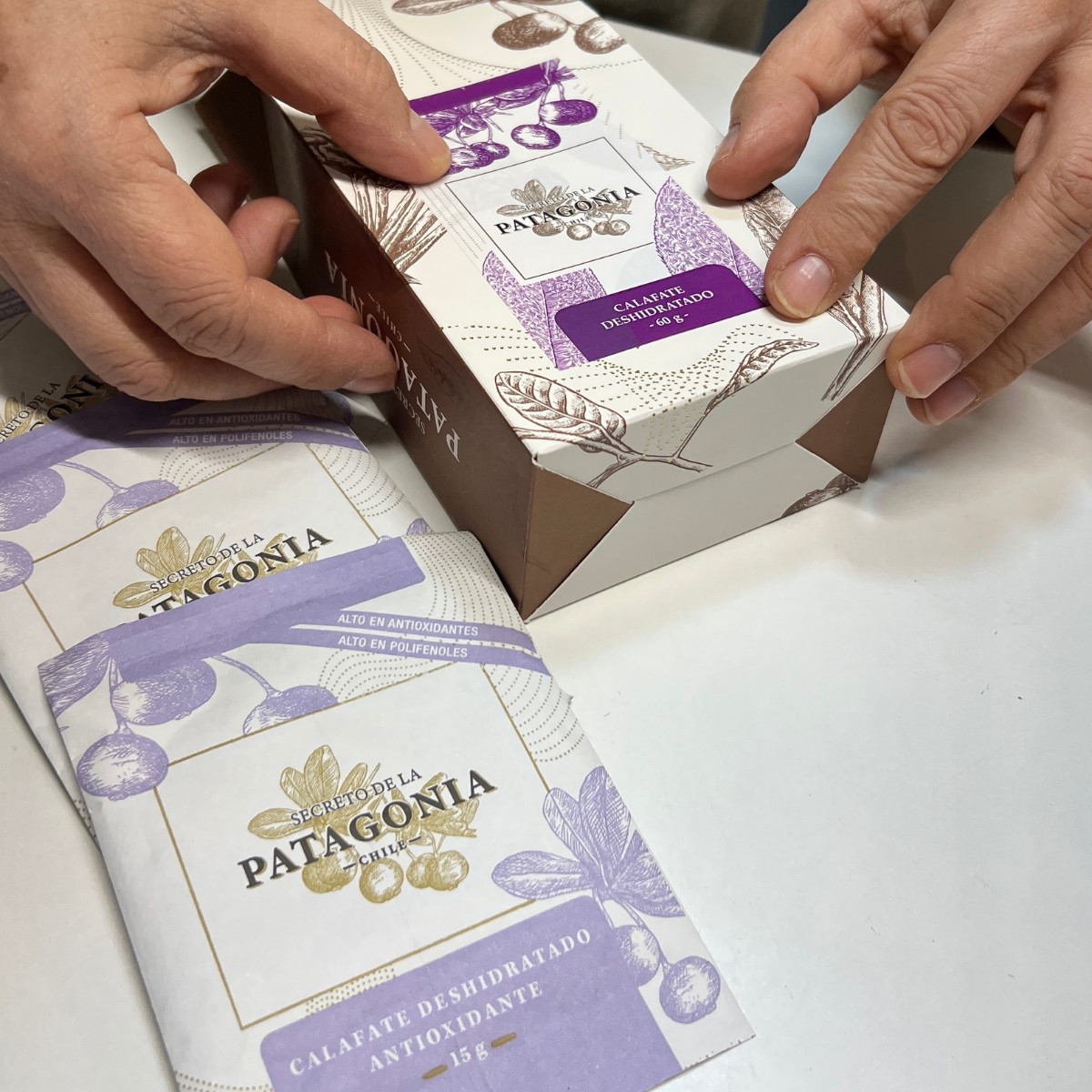 Polvo de Calafate Deshidratado – Caja 4 Sachets (60 g)