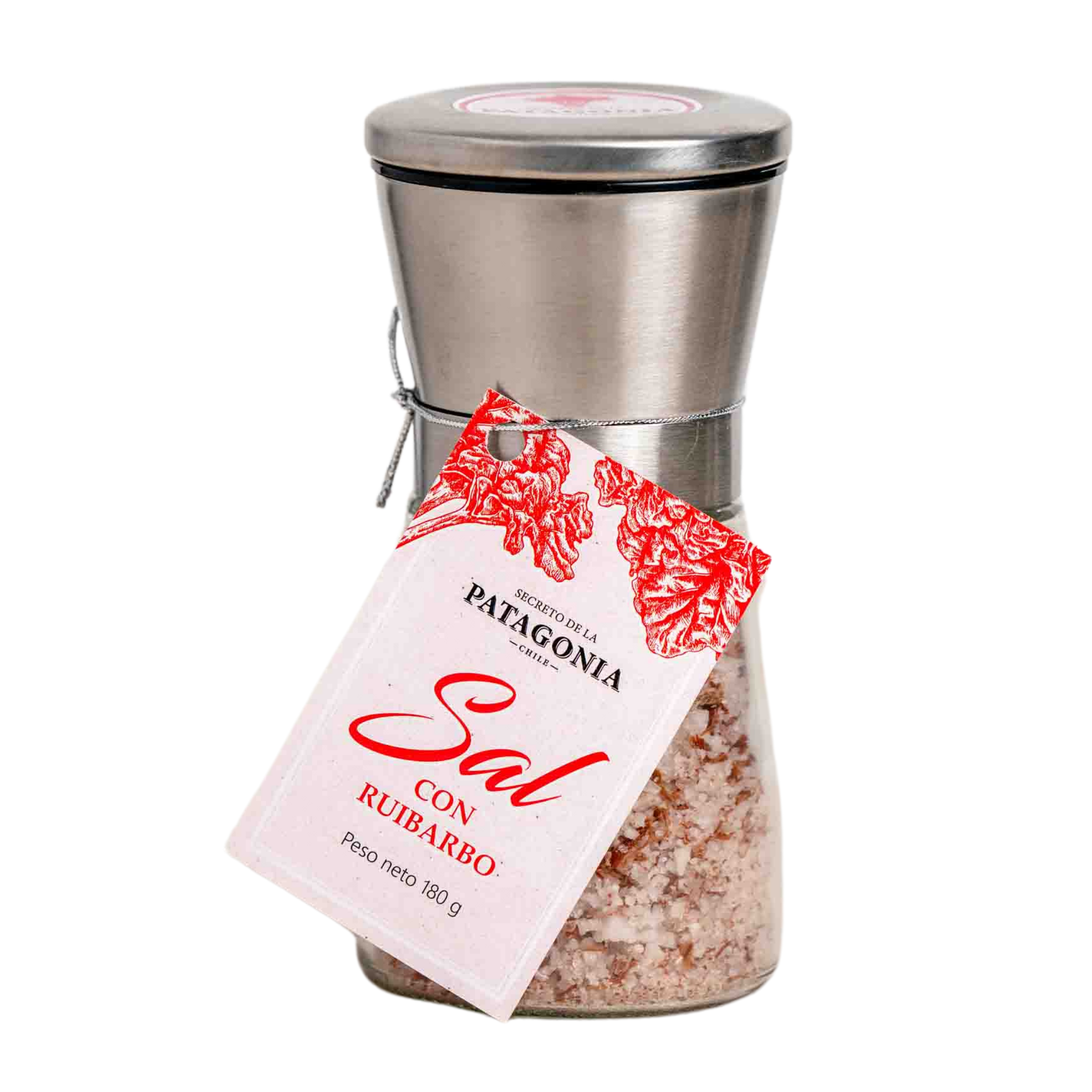 Sal de Mar con Ruibarbo – Molinillo de Acero Inoxidable 180 g
