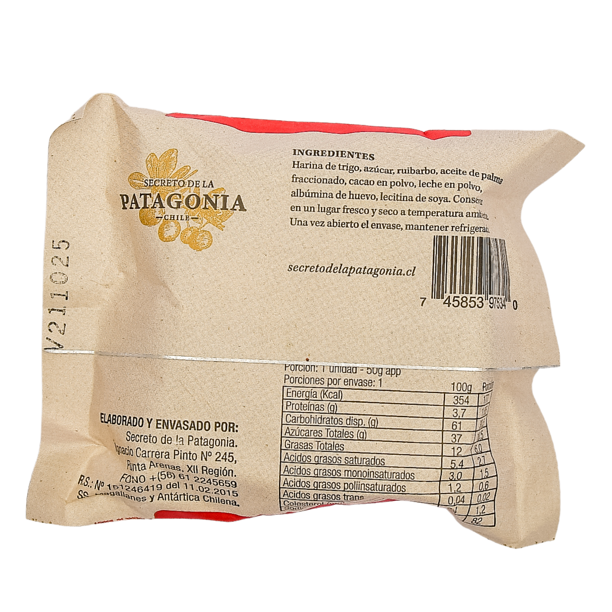 Alfajor Artesanal de Ruibarbo – Unidad