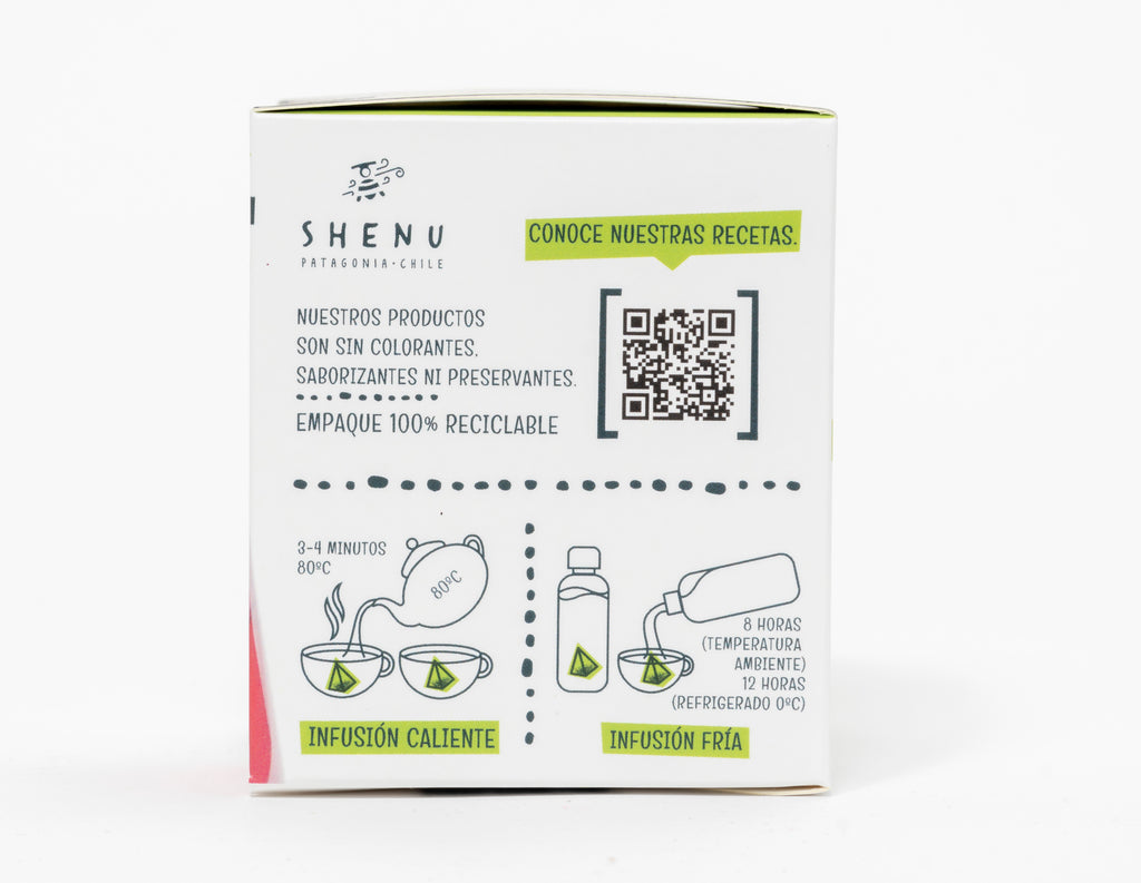 Caja Brazos Queridos – Infusión SHENU Coctelería Patagónica