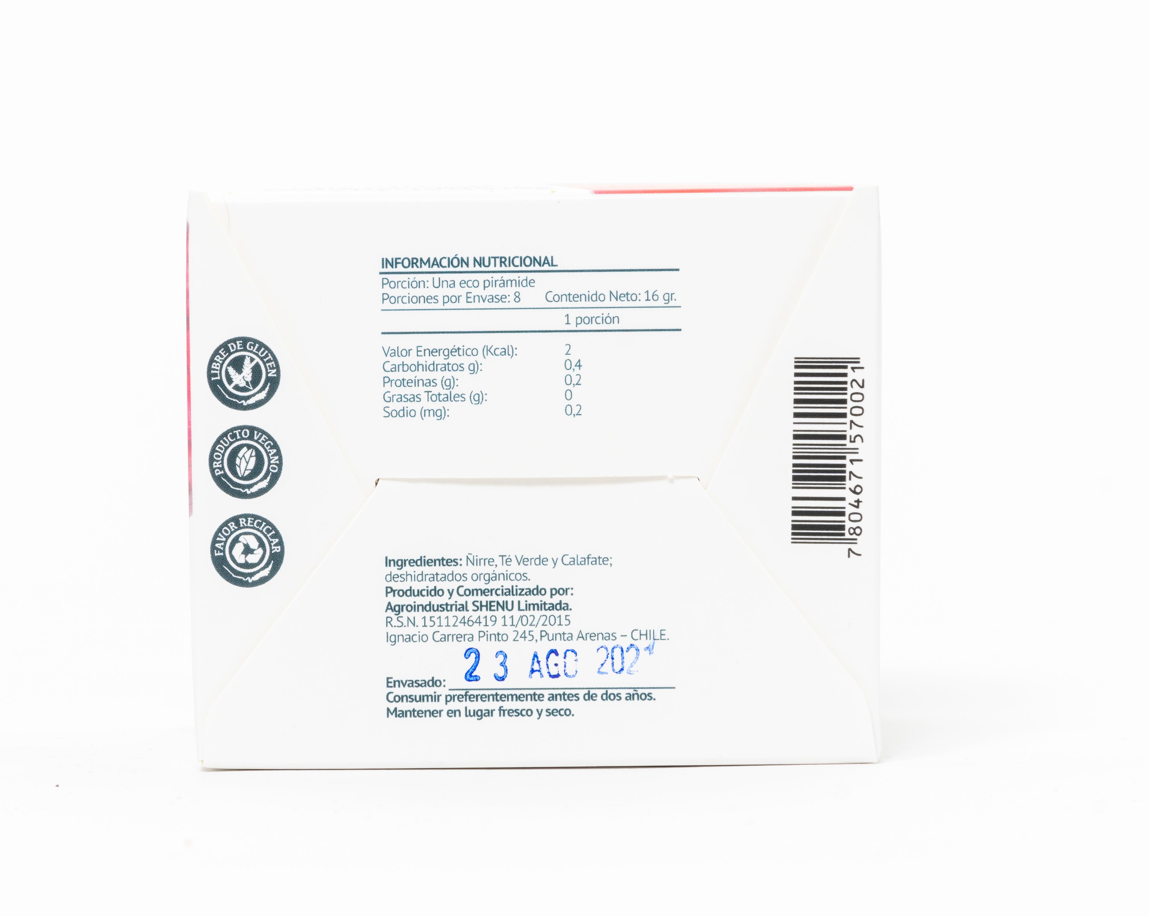 Caja Mar Callado – Infusión SHENU Coctelería Patagónica