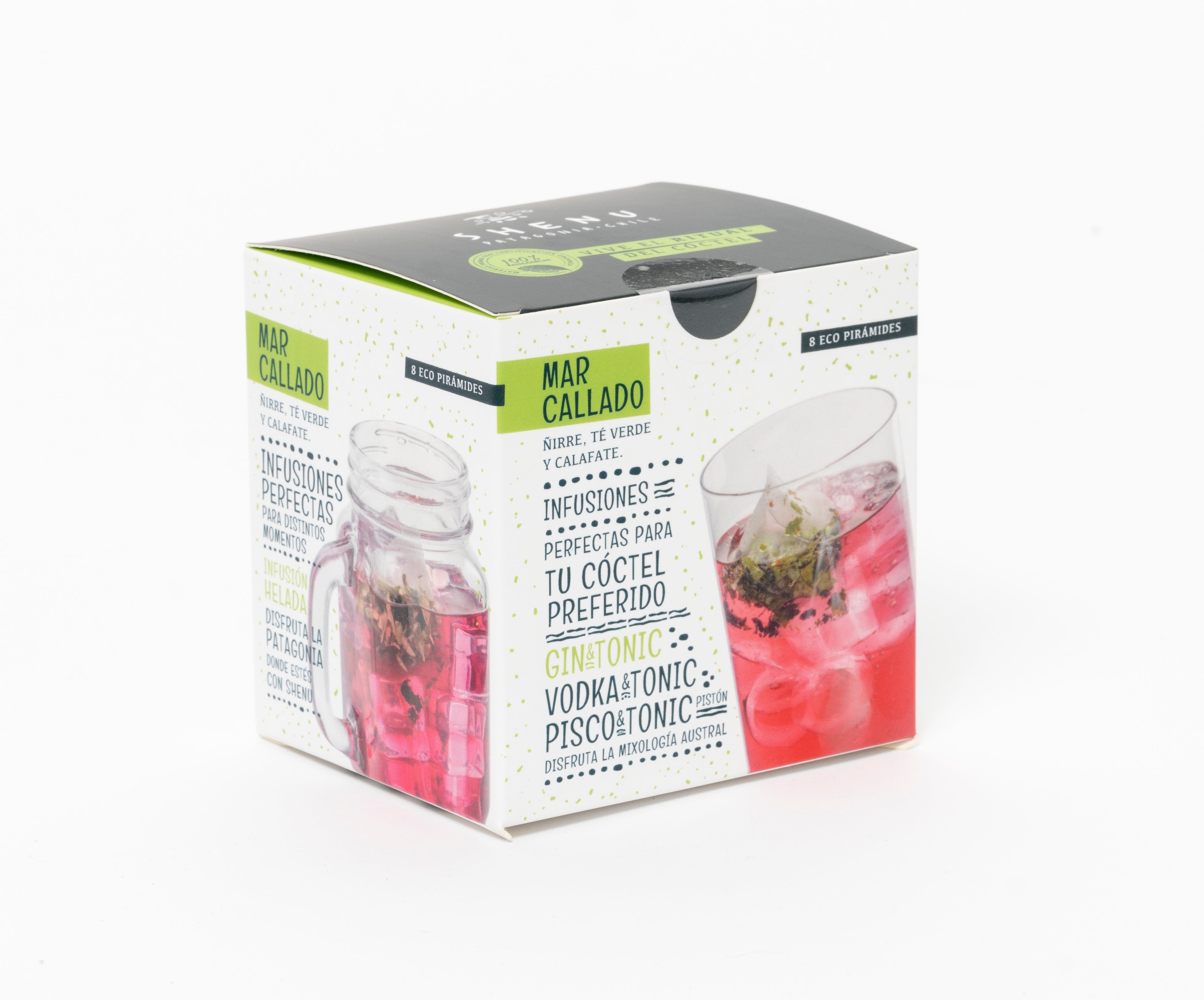 Caja Mar Callado – Infusión SHENU Coctelería Patagónica