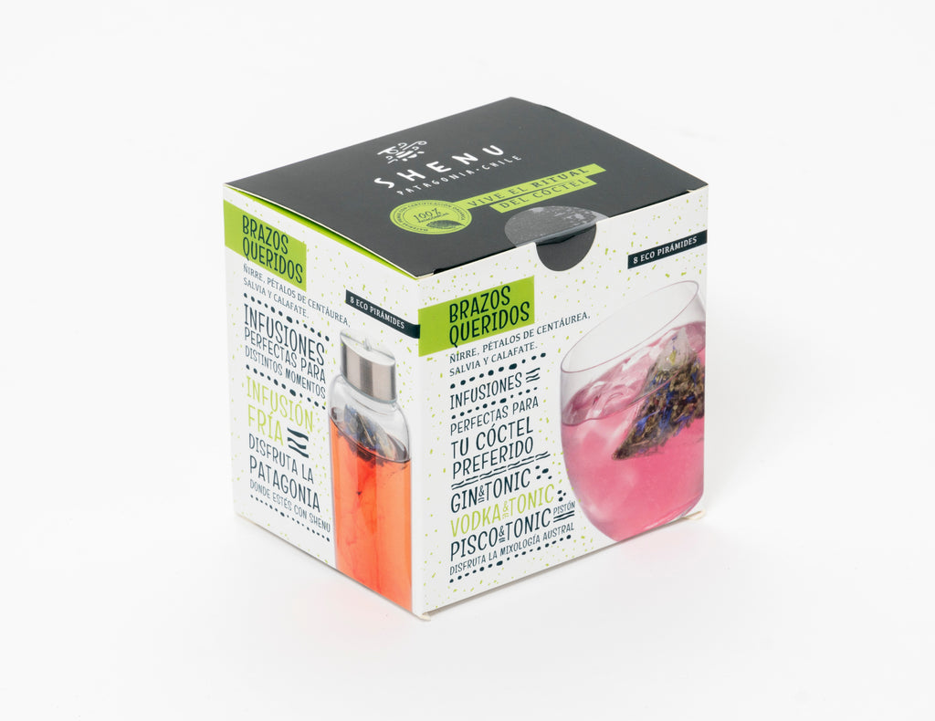 Caja Brazos Queridos – Infusión SHENU Coctelería Patagónica