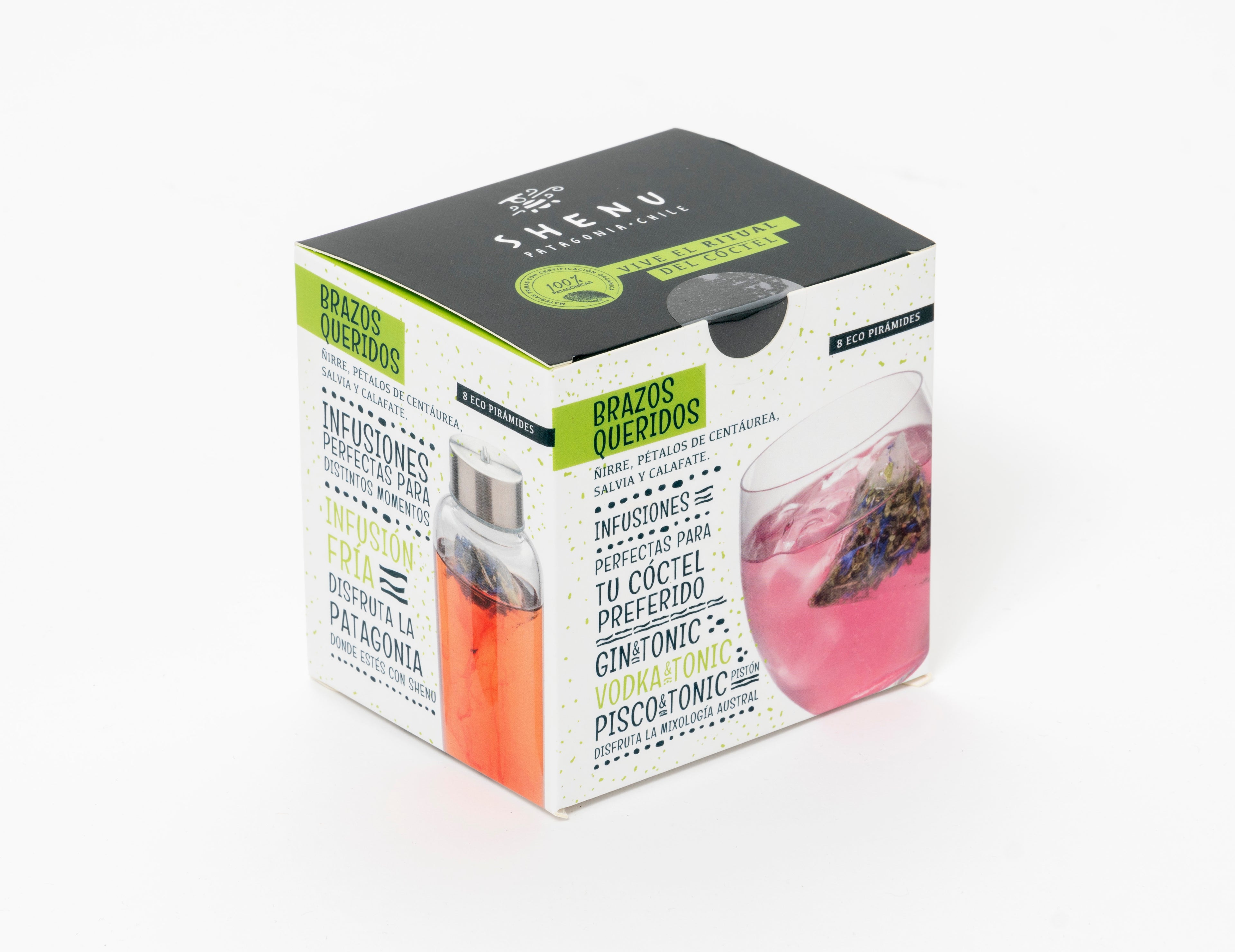 Caja Brazos Queridos – Infusión SHENU Coctelería Patagónica