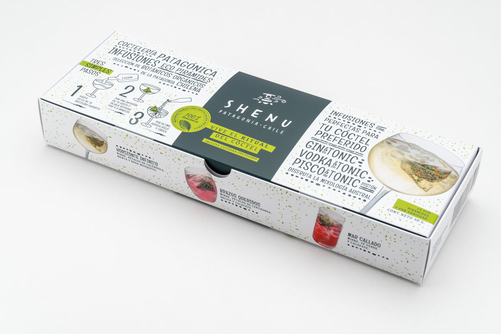 Caja Mix Coctelería Patagónica SHENU – Infusiones Naturales