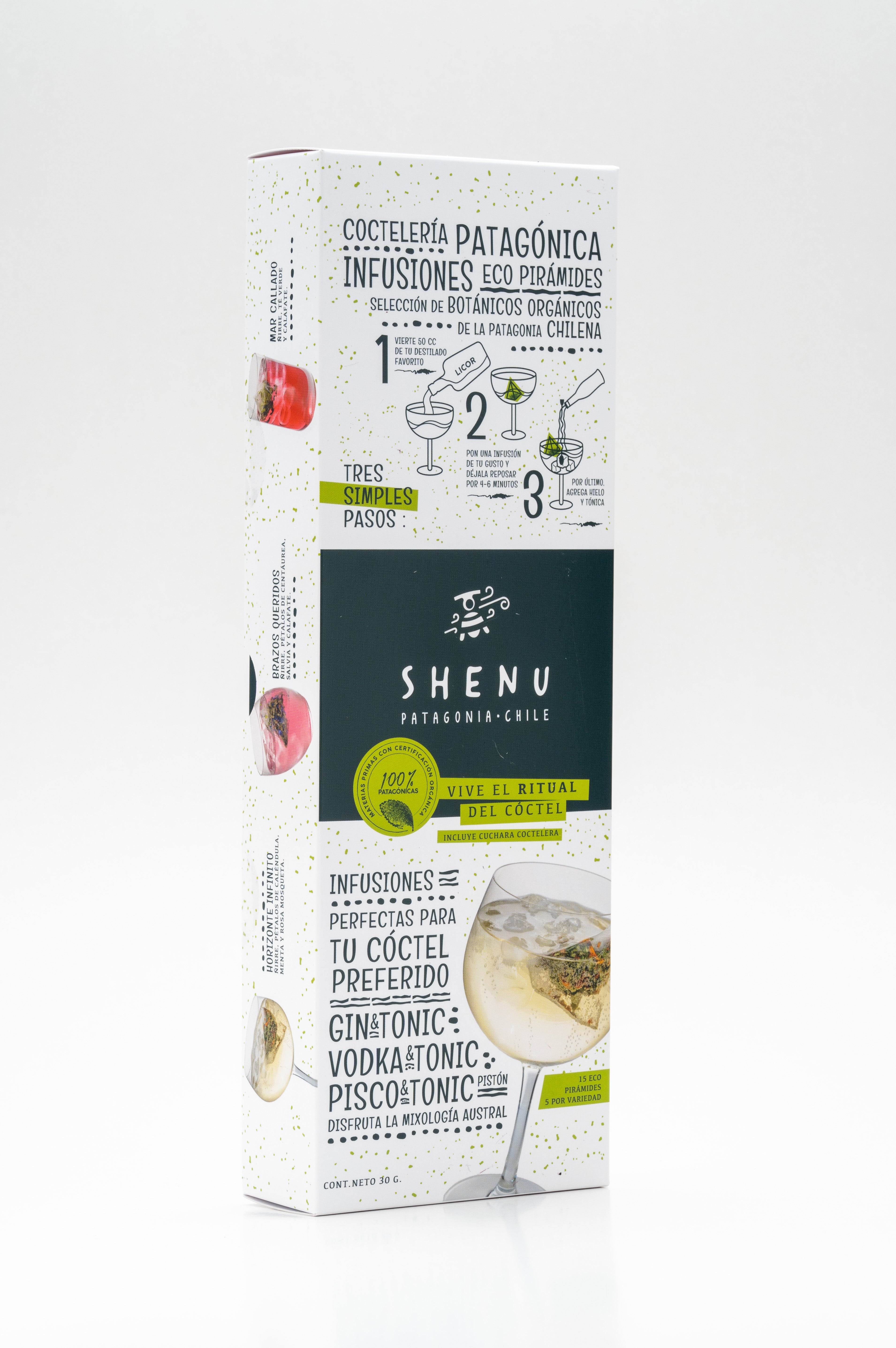 Caja Mix Coctelería Patagónica SHENU – Infusiones Naturales
