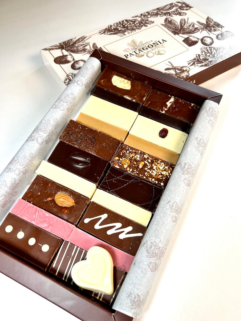 Caja Selección Sensorial Gourmet con Azúcar – 20 Barras + 1 Figura Patagónica