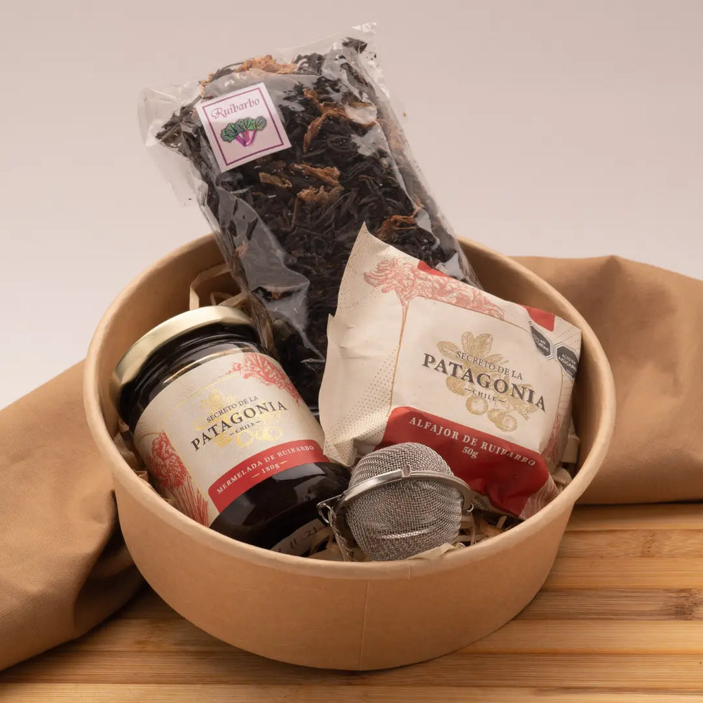 Canasta Gourmet de Ruibarbo – 4 Piezas