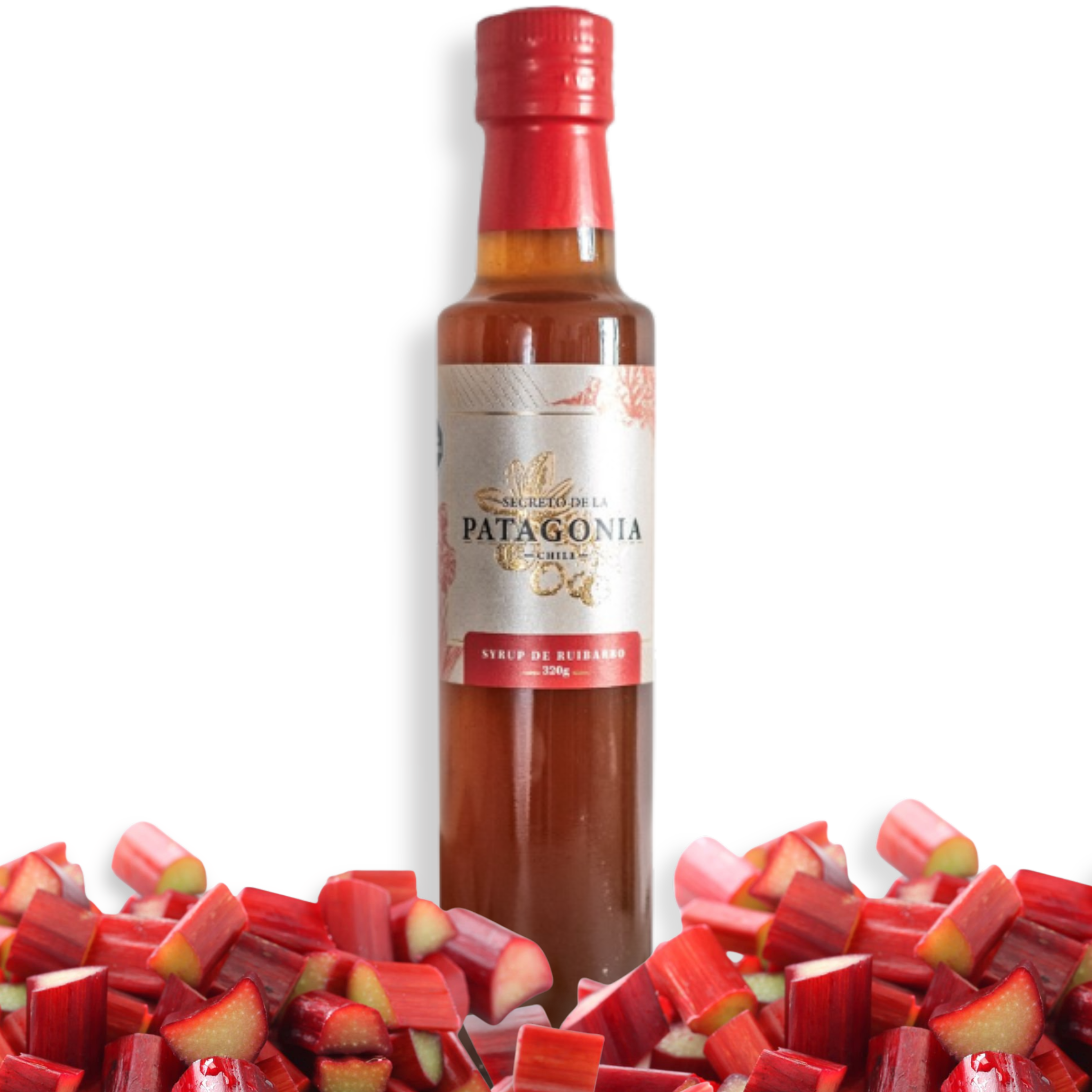 Syrup Artesanal de Ruibarbo 250 cc – Dulce acidez de la Patagonia Austral