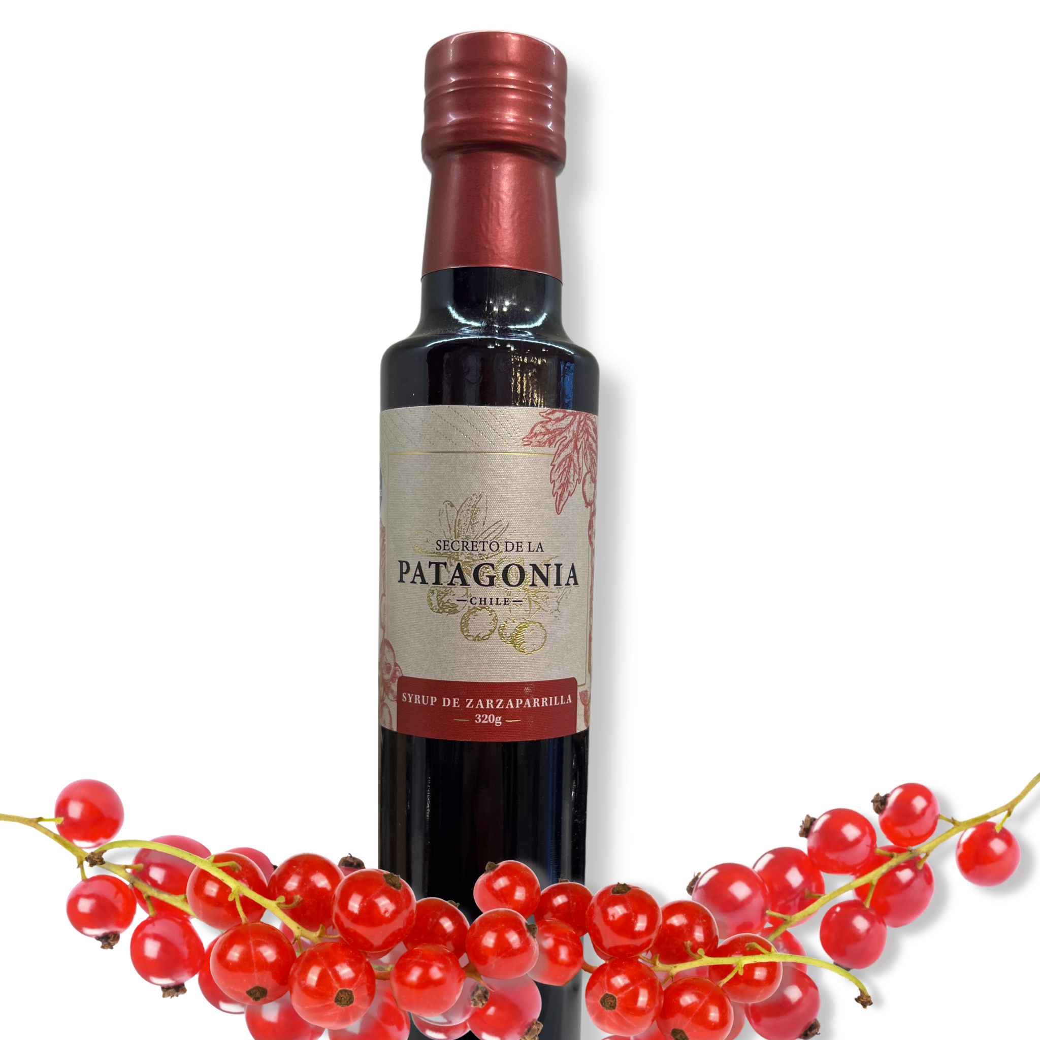 Syrup Artesanal de Zarzaparrilla 320 g – Sabor silvestre y aroma único del sur