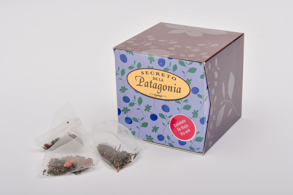 Té Rojo Pu Erh con Calafate – Eco Pirámides Premium