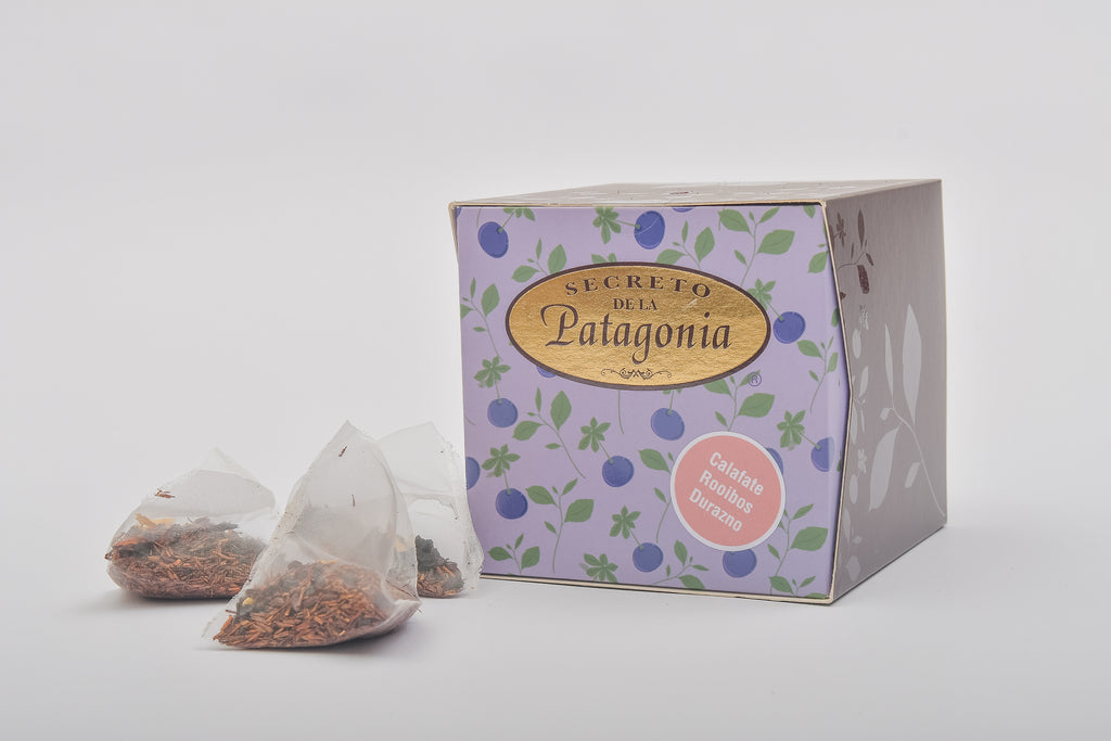 Rooibos Durazno con Calafate – Eco Pirámides Premium