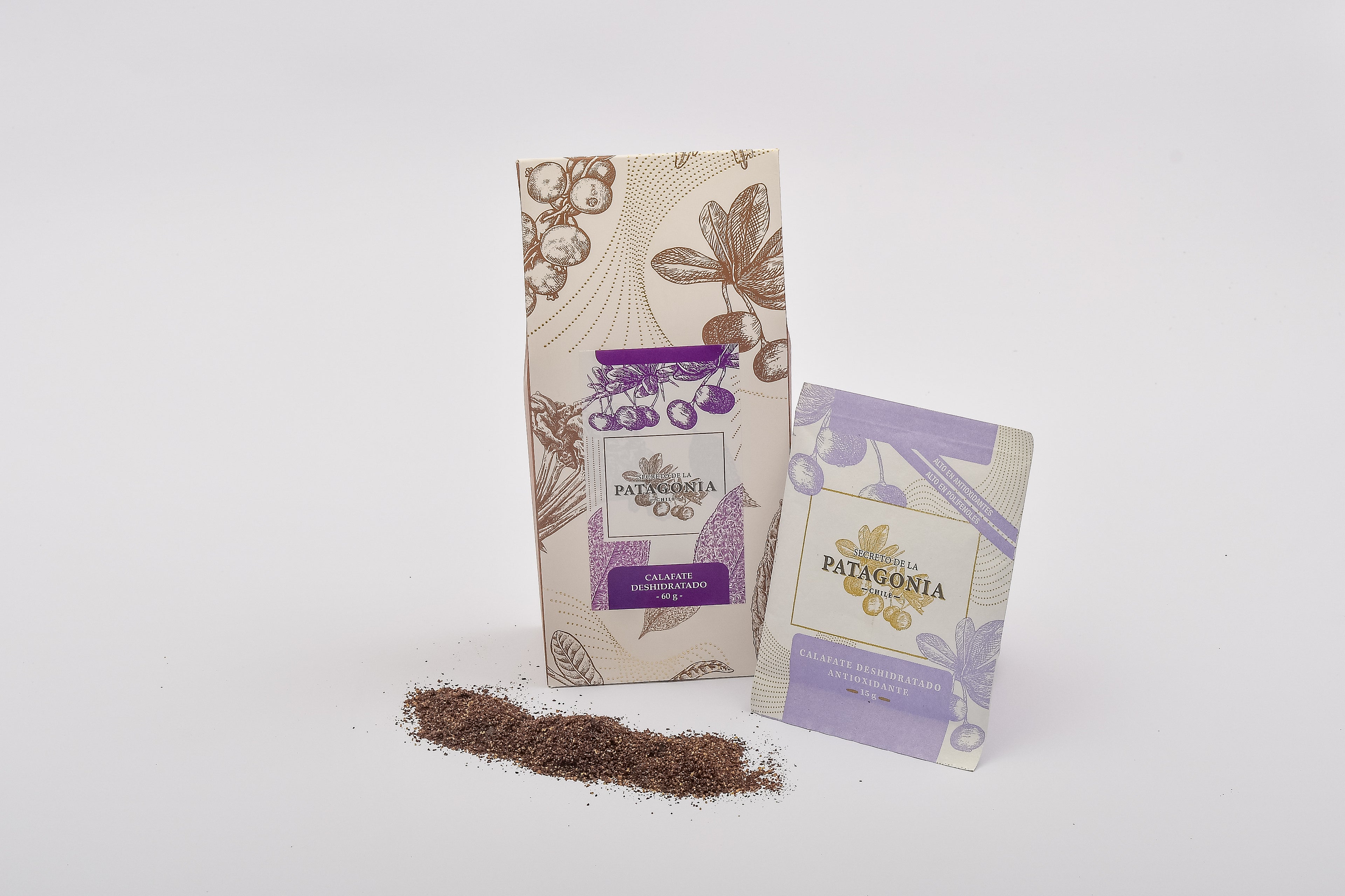Polvo de Calafate Deshidratado – Caja 4 Sachets (60 g)
