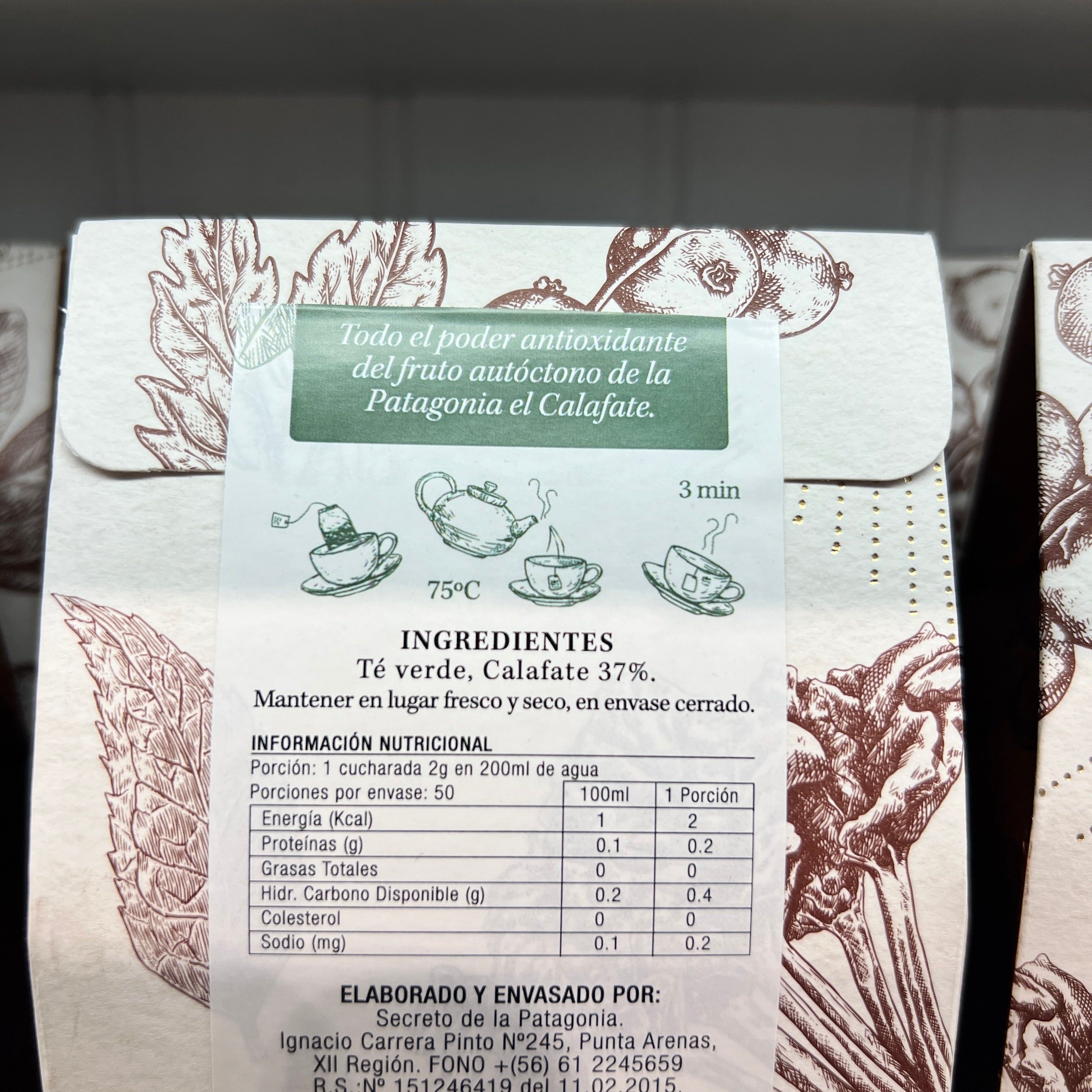 Té Verde con Calafate – 100 g a Granel