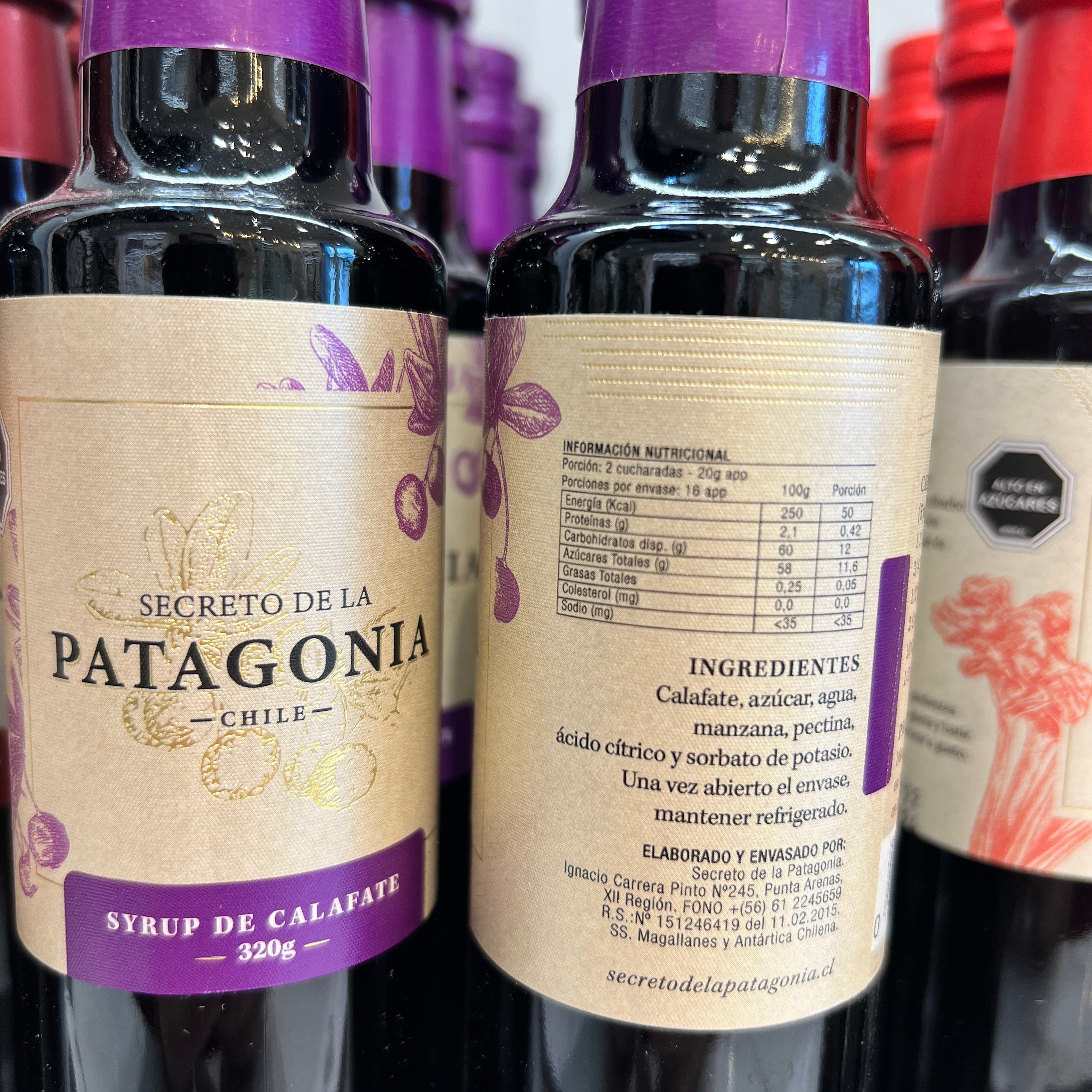 Syrup Artesanal de Calafate 250 cc – Sabor del fin del mundo en tu mesa