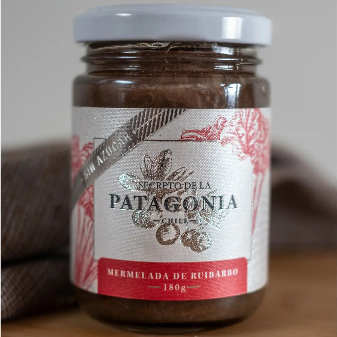 Mermelada Artesanal de Ruibarbo Sin Azúcar Añadida – Frasco 180 g