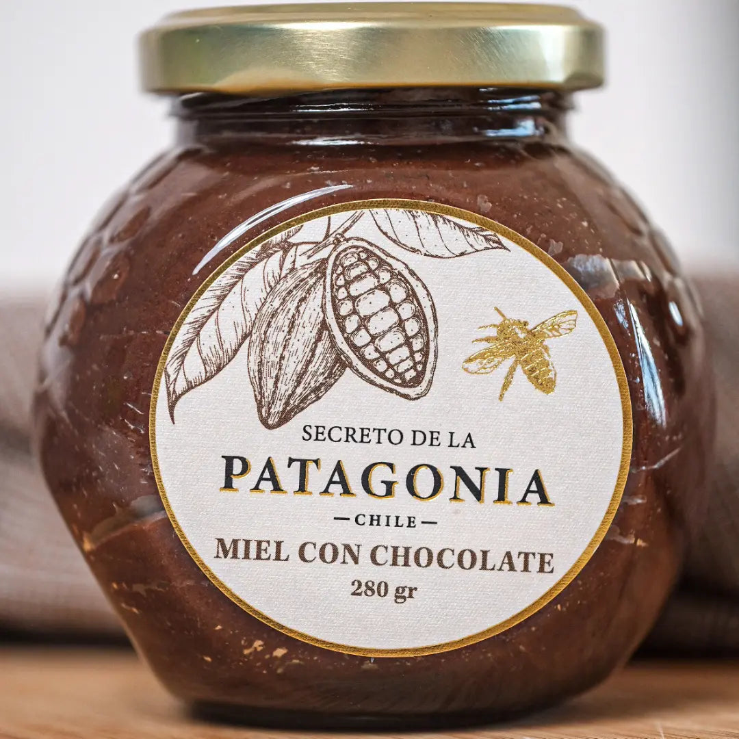 Miel Pura con Chocolate – Frasco 280 g