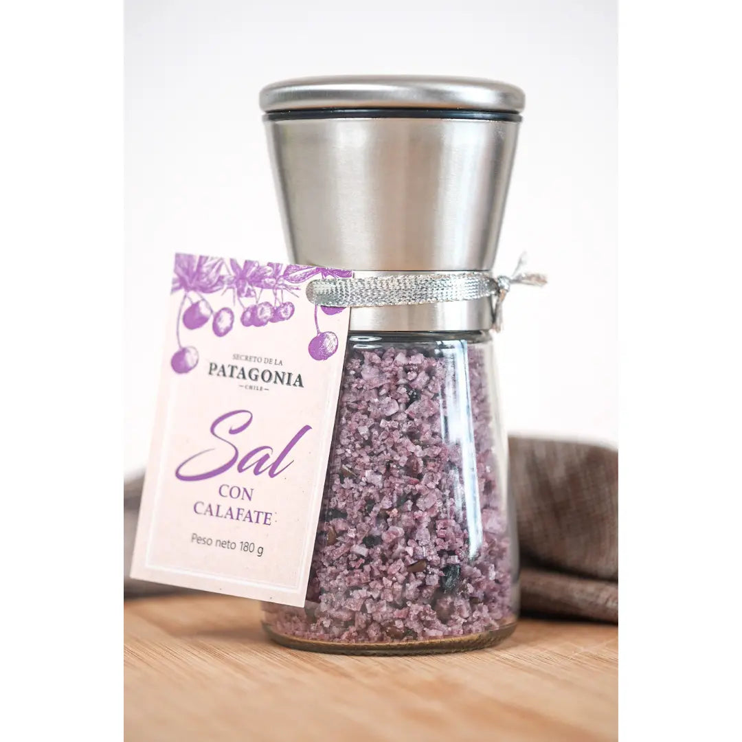 Sal de Mar con Calafate – Molinillo de Acero Inoxidable 180 g